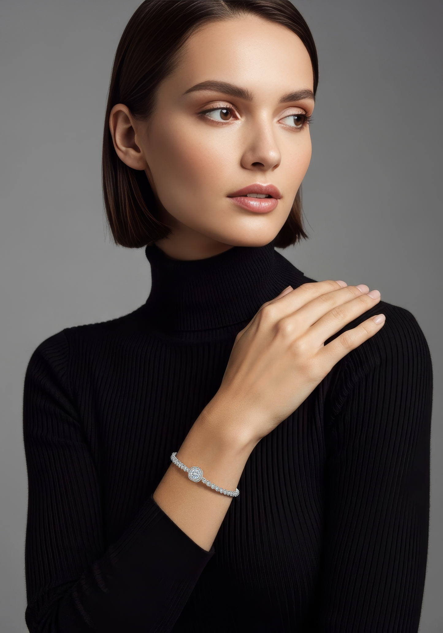 925 Silver Moissanite Galaxy Bracelet
