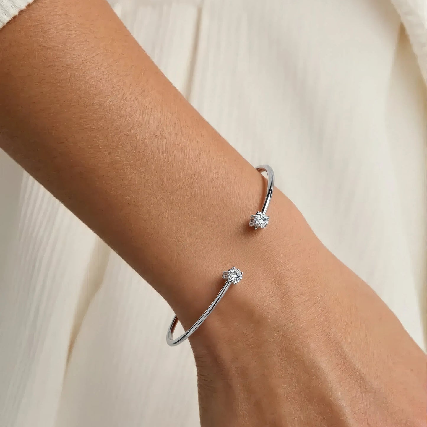 925 Silver Moissanite Bracelet