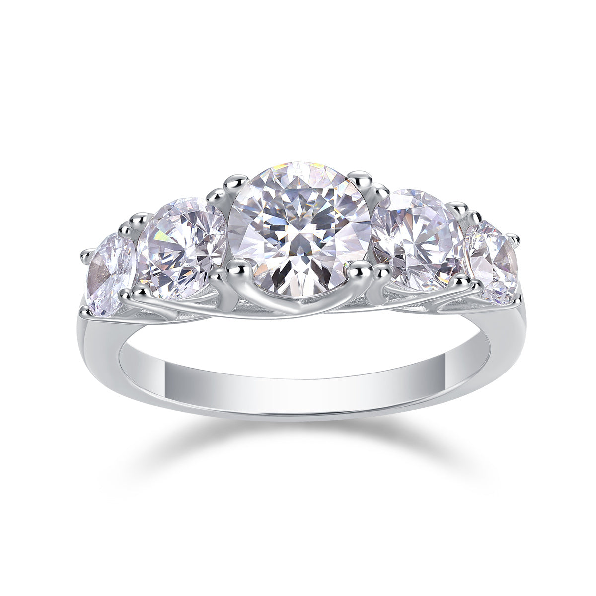 1 Carat VVS1 Moissanite Fashion Ring in 925 Silver
