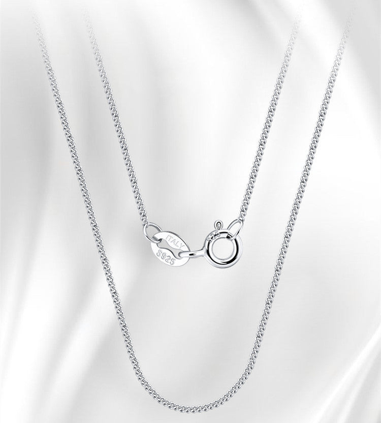 Sterling Silver Necklace Sideways