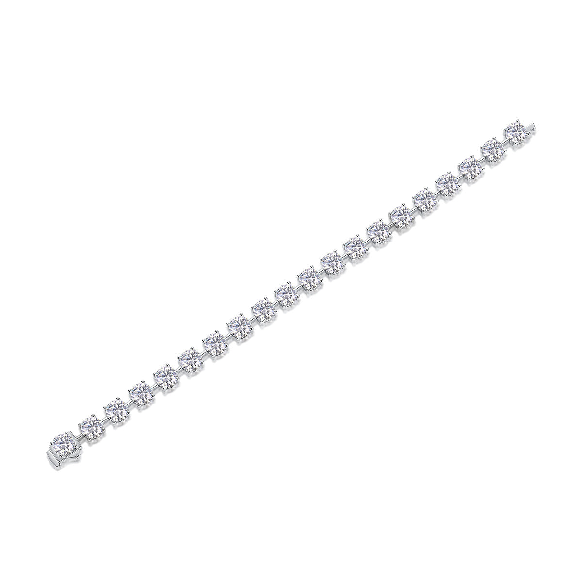 VVS1 Moissanite Tennis Bracelet 925 Sterling Silver