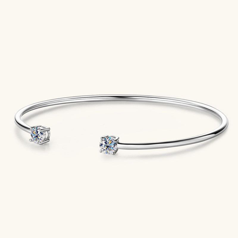 925 Silver Moissanite Bracelet