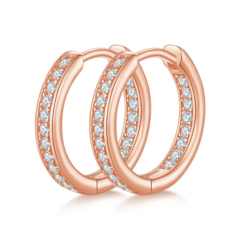 925 Sterling Silver Moissanite Earrings