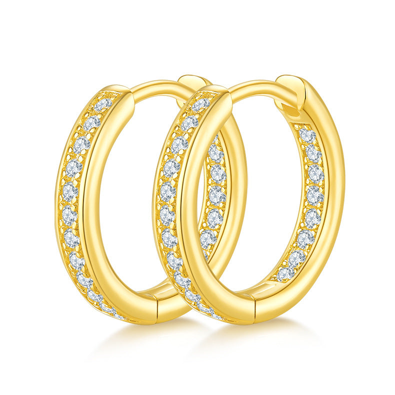 925 Sterling Silver Moissanite Earrings