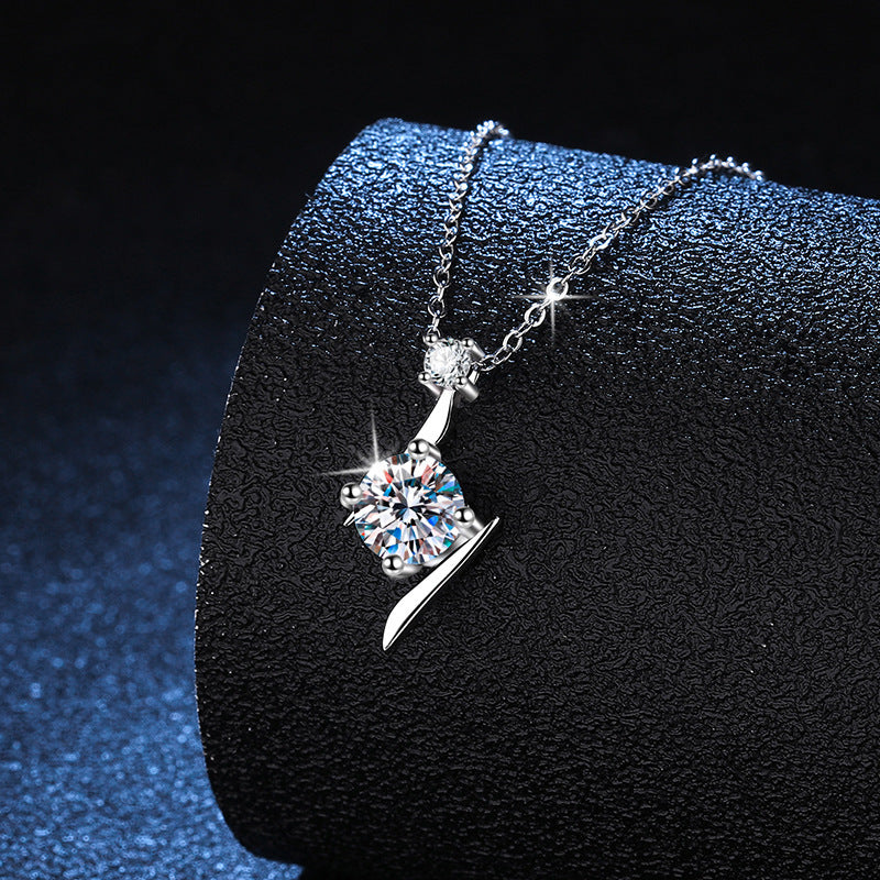 S925 Moissanite Clavicle Chain