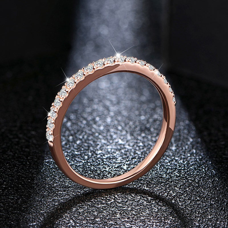 925 Silver Starry Moissanite Ring