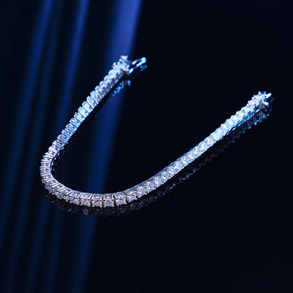 VVS1 Moissanite Tennis Bracelet 925 Sterling Silver