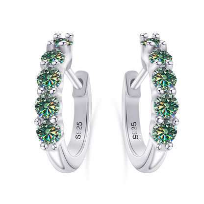 s925 Moissanite D Earrings