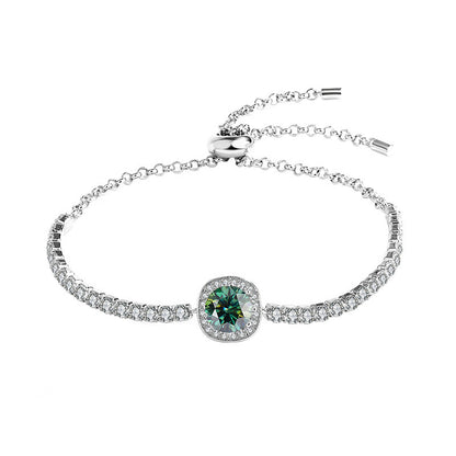 925 Silver Moissanite Galaxy Bracelet