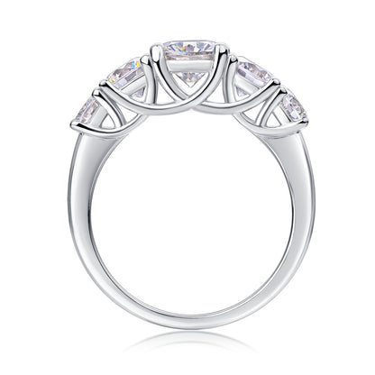 1 Carat VVS1 Moissanite Fashion Ring in 925 Silver