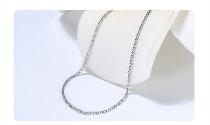 Sterling Silver Necklace Sideways