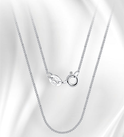 Sterling Silver Necklace Sideways