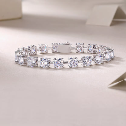VVS1 Moissanite Tennis Bracelet 925 Sterling Silver