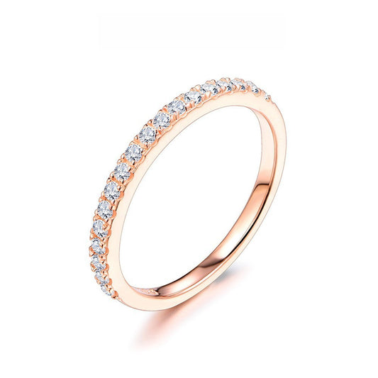 925 Silver Starry Moissanite Ring