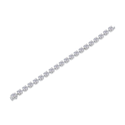 VVS1 Moissanite Tennis Bracelet 925 Sterling Silver