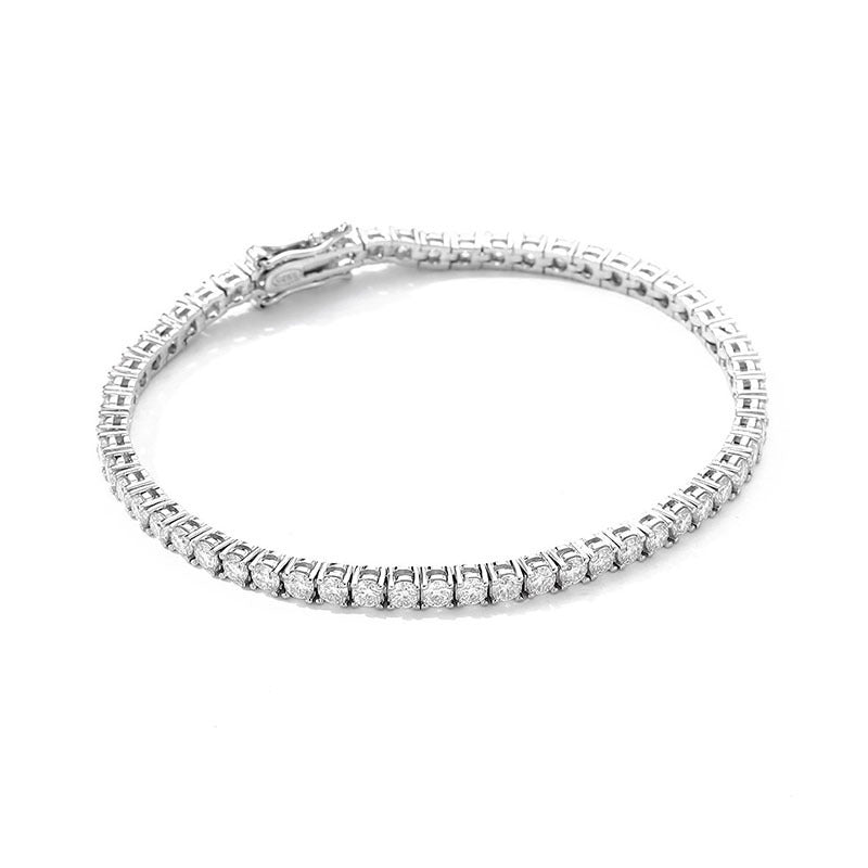 VVS1 Moissanite Tennis Bracelet 925 Sterling Silver