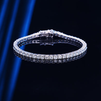 VVS1 Moissanite Tennis Bracelet 925 Sterling Silver