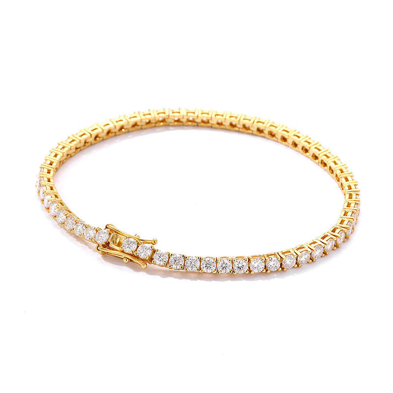 VVS1 Moissanite Tennis Bracelet 925 Sterling Silver