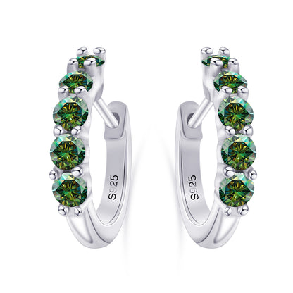 s925 Moissanite D Earrings