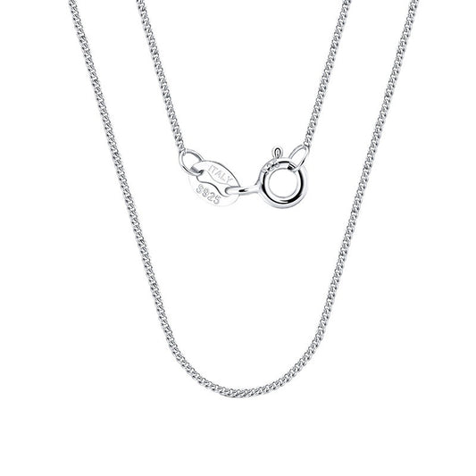 Sterling Silver Necklace Sideways